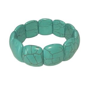 Handmade Teal Beaded Bracelet